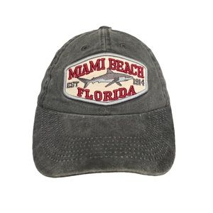 Robin Ruth Miami Beach Women's Baseball Cap Relaxed Cotton Grey Adjustable